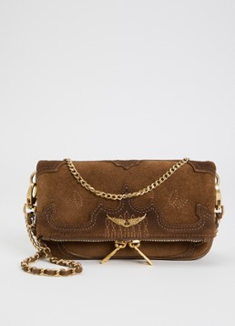 Zadig&Voltaire Rock Mini clutch van suède