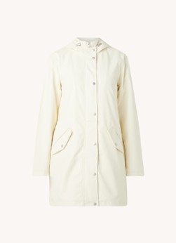 America Today coated Janice van gerecycled polyester lichtgeel