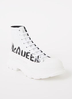 Alexander McQueen Tread Slick veterboot van kalfsleer