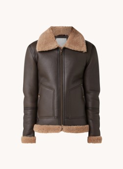 Goosecraft London lammy coat van schapenleer
