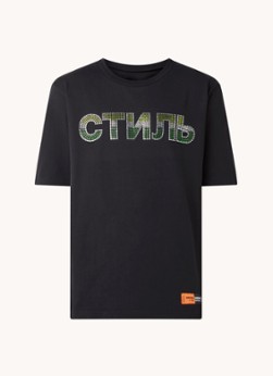 Heron Preston CTNMB T-shirt met strass