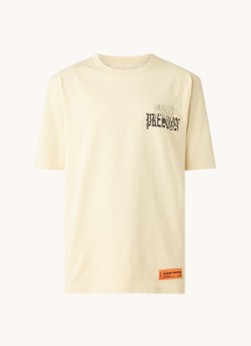 Heron Preston Atlas T-shirt met logo- en backprint