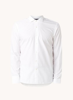 MANGO Emeritol slim fit overhemd van katoen