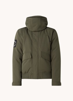 Superdry Everest gewatteerd jack met afneembare capuchon