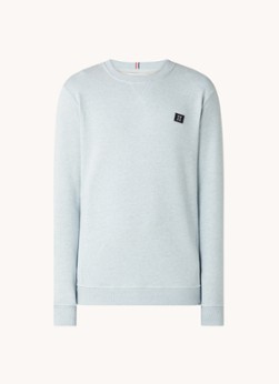 Les Deux Piece sweater met gemêleerd dessin en logo