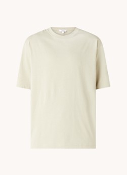 Reiss Basic T-shirt van katoen met ronde hals