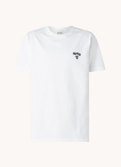 Arte Antwerp T-shirt met logoborduring