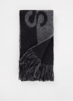 Arte Antwerp Alex Allover sjaal in wolblend  x  cm