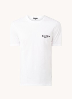 Balmain T-shirt met logoborduring