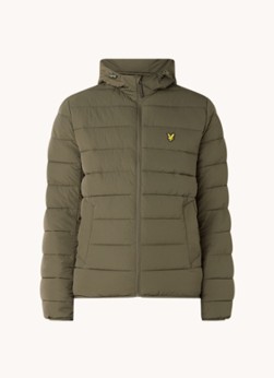 Lyle & Scott Groene Gewatteerde Jas Lightweight Puffer Jacket online kopen