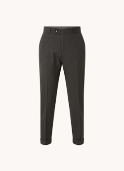Strellson Luc straight fit cropped pantalon in wolblend