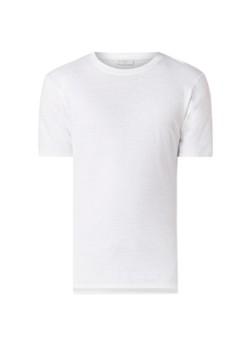 Sandro T-shirt van linnen met ronde hals