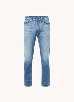 Kings of Indigo John slim fit jeans met medium wassing