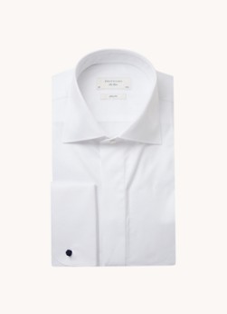 Profuomo Smoking shirt slim fit overhemd in wit