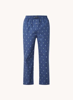 Ralph Lauren Pyjamabroek met logoprint en steekzakken
