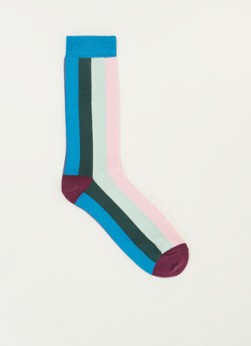 Paul Smith Artist Vert sokken met streepprint