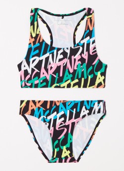 Stella Mccartney Two piece swimsuit , Zwart, Dames online kopen
