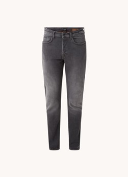 BOSS Taber tapered fit jeans met stretch
