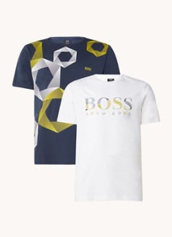 BOSS T-Shirt met logoprint in -Pack