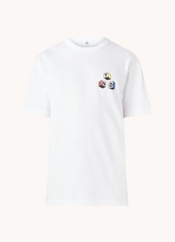 The New Originals Rubik T-shirt met logo- en backprint