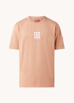 The New Originals -Dots T-shirt van biologisch katoen met logoprint