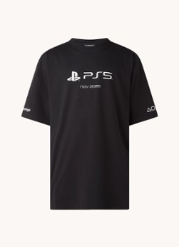 Balenciaga Playstation T-shirt met front- en backprint