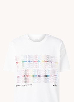 Levi's Liberation T-shirt met tekstprint