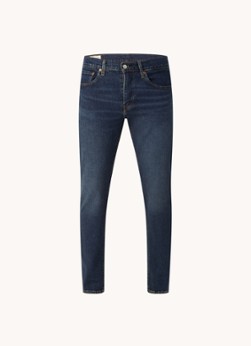Levi's  tapered jeans in lyocellblend met donkere wassing