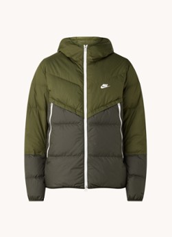 Nike Puffer jack met donsvulling en ritszakken