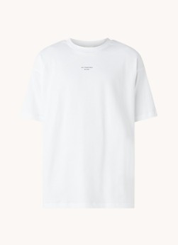 Drôle de Monsieur T-shirt met tekstprint