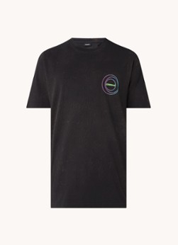 Diesel T-just T-shirt met front- en backprint