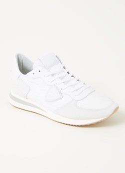 Philippe Model Tropez X sneaker met suède details
