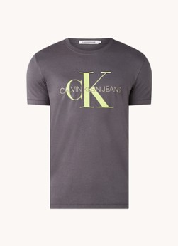 Calvin Klein T-shirt van biologisch katoen met logoprint
