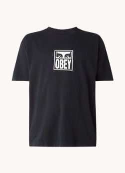 Obey Eyes Icon  T-shirt met logoprint
