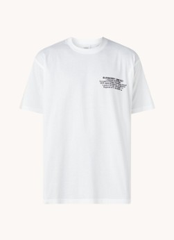 BURBERRY Abel oversized T-shirt met tekstprint