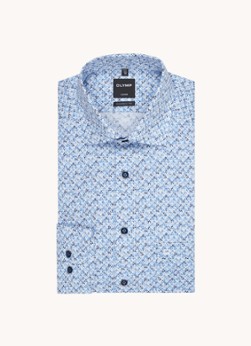 Olymp Modern fit overhemd in lyocellblend met print