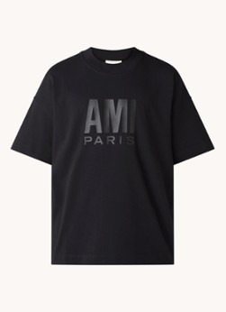 Ami Oversized T-shirt van biologisch katoen met logoprint