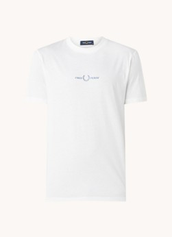 Fred Perry T-shirt met logoborduring