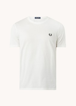 Fred Perry T-shirt met logo- en backprint