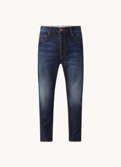 Emporio Armani Straight fit jeans met donkere wassing