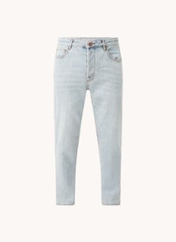Emporio Armani Straight fit jeans met lichte wassing