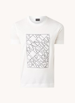 Emporio Armani T-shirt met logoborduring