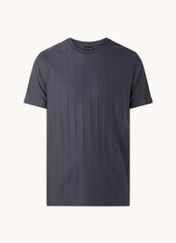 Emporio Armani T-shirt met ronde hals en siernaden