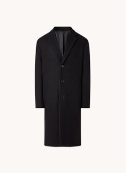 Filippa K London mantel in wolblend met steekzakken