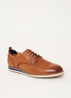 Dune London Bucatini veterschoen van leer