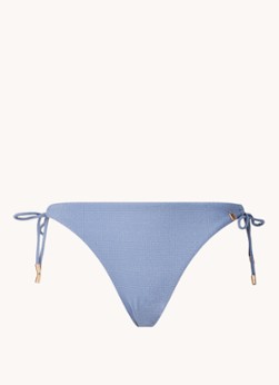Beachlife strik bikinibroekje met lurex blauw/zilver online kopen