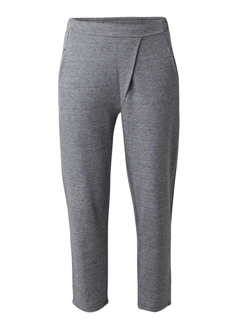 Moscow Sweatpants met vouwdetail grijs