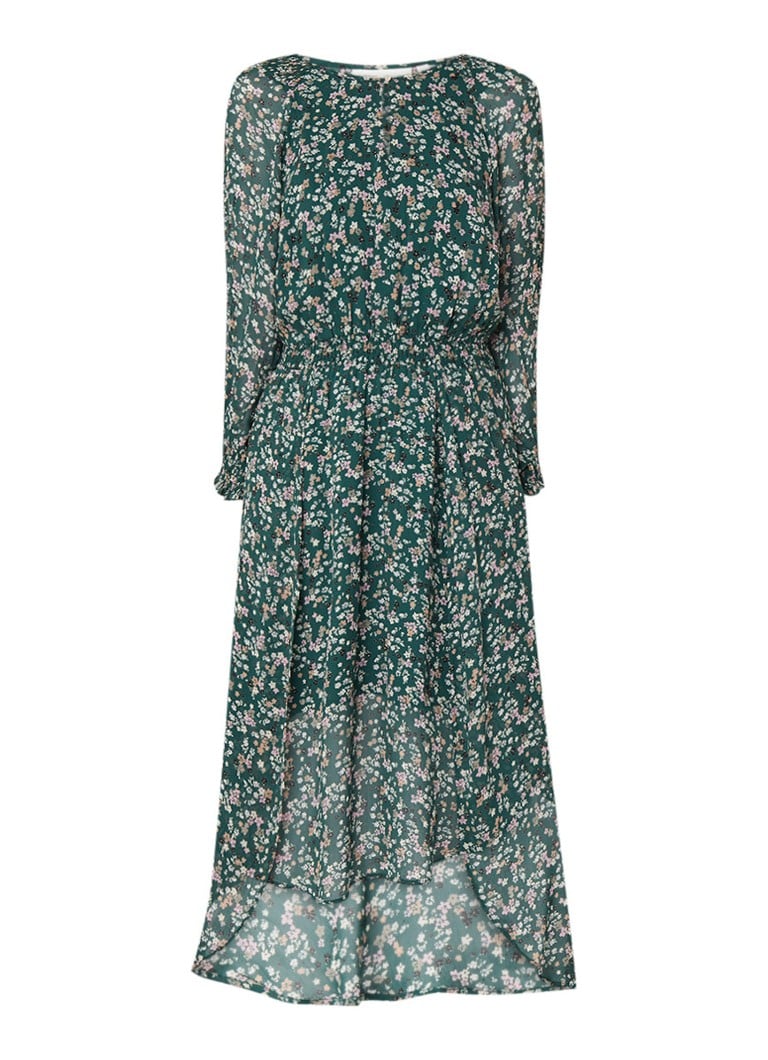 InWear Hayden maxi-jurk met bloemendessin donkergroen
