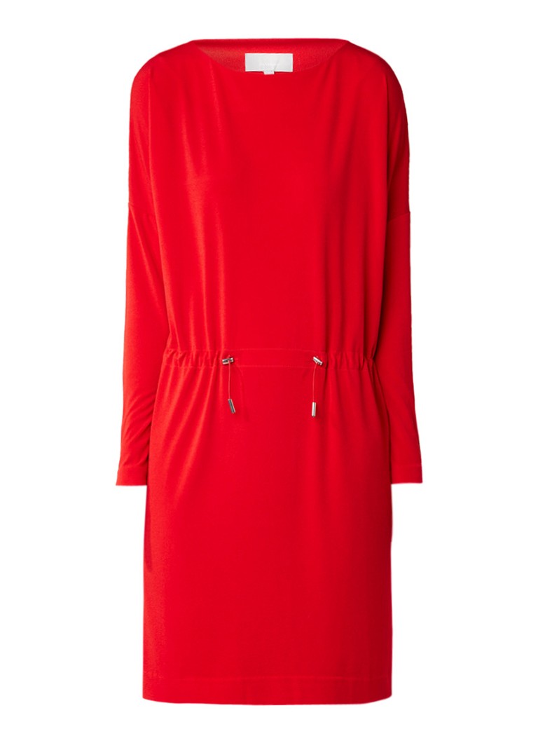 InWear Tinne tuniekjurk met trekkoord rood
