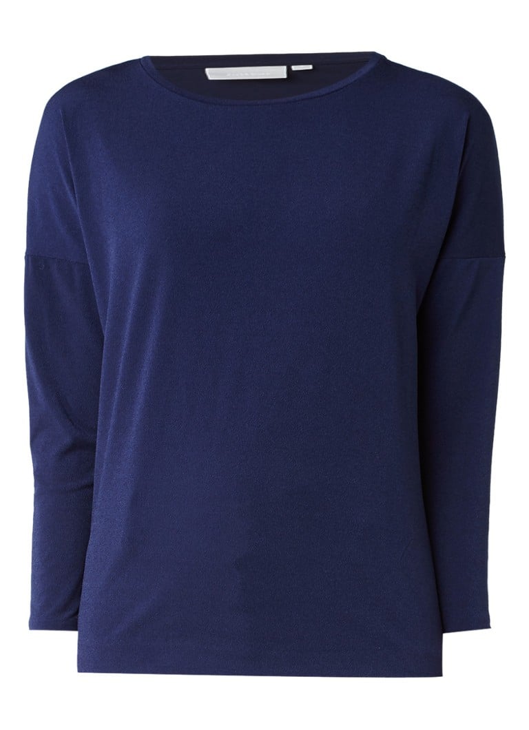 InWear Top met driekwartsmouwen blauw